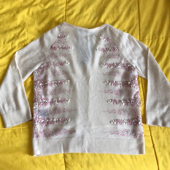 L.A.M.B. Cashmere “Wisteria” Cardigan size Large - Picture 2 of 7